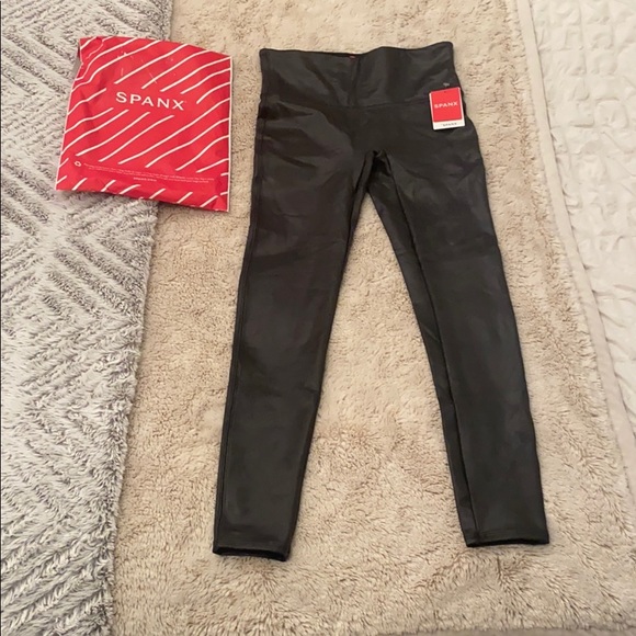 Spanx faux leather leggings - Picture 1 of 3
